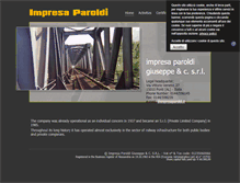 Tablet Screenshot of impresaparoldi.it